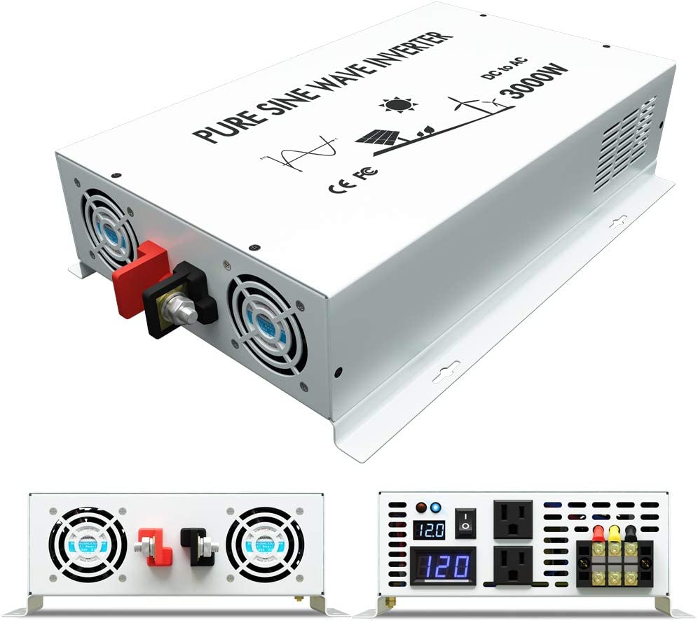 Inverter Pure Sine Wave 60Hz 120V 3000W - Czysta fala sinusoidalna przetwornica napięcia 3000W