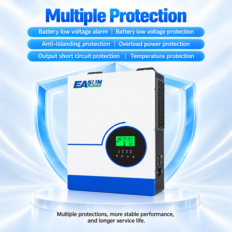 EASUN POWER 6,3 kW – hybrydowy – Grid Tie Inverter Limiter 2000W recenzja i cena